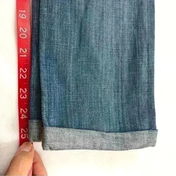 Adriano Goldschmied The Premiere Cuffed Ankle Skinny Straight Jeans Size 28R - Picture 15 of 16